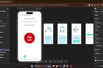 create professional figma UI UX for saas, ecommerce, or health apps