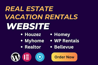 do houzez, homey, acuity scheduling, airbnb vacation website real estate website