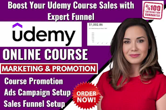 do sales guaranteed udemy course promotion sales funnel udemy course marketing