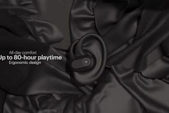 design 3d earbud animation, 3d airpod, 3d animation 3d headphone of your product