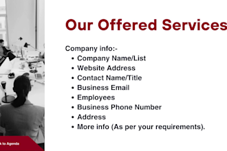 do b2b lead generation, email list building