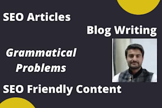 do unique SEO content, blogpost, research work, precise niche article