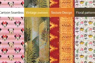 design seamless repeat pattern and prints