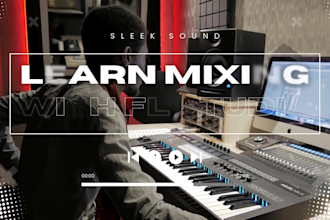 teach you vocal mixing and sound editing with fl studio