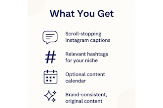 write instagram captions with hashtags