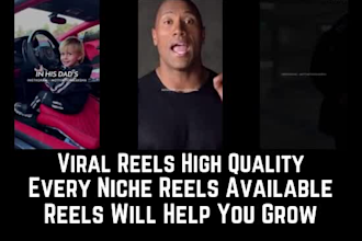 create instagram motivational viral reels for your page