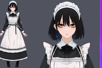 design and rig live2d model, vtuber model, vtuber avatar, live2d vtuber model