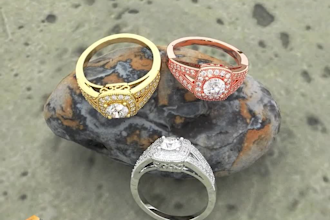 do  3d  jewelry model designing and 3d jewelry rendering