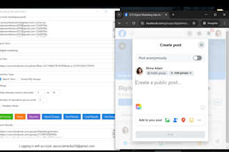 setup a marketing software on pc for facebook auto bulk poster