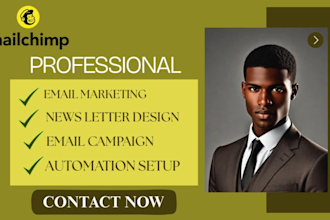 be your mailchimp expert for email marketing automation