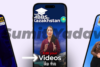edit youtube shorts and instagram reels with captions and effects