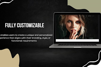 make unique photography website in wordpress