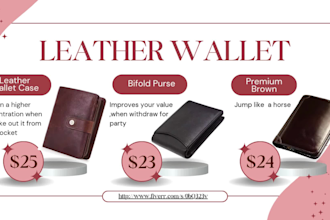 manufacture and export custom leather wallets