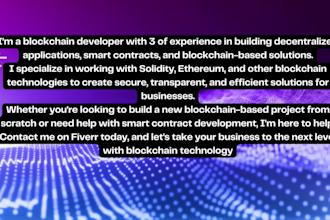 do blockchain development and web3