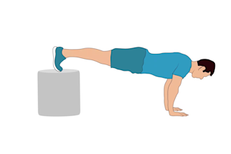 draw exercise pose animation or 2 step illustration