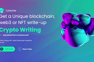 do technical content writing related blockchain and web3