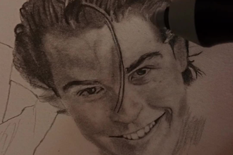 draw a realistic pencil portrait from your photo