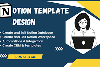 build notion, notion template, notion website, notion VA as notion expert