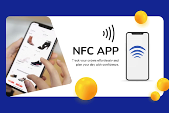 design and develop  nfc digital business card saas with web or mobile