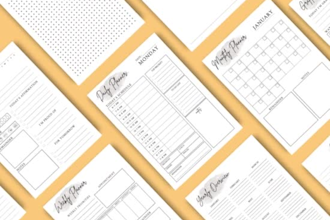 design printable planner pages and printables for etsy