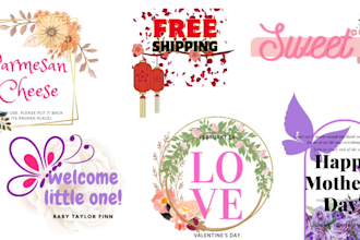 creat butefull watercolor feminine and cosmetic  logo design
