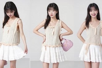 create realistic ai fashion model photography for your clothing products