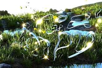 do 3d chrometype text or 3d logo