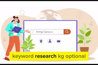 do website on page SEO and kgr research to rank your website