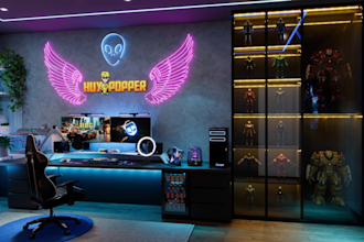 design your gaming room office to be really cool