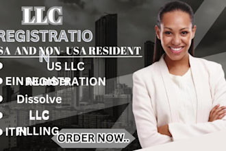 us llc registration llc formation ein number for US and non US resident