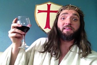 record a video as Christmas JESUS