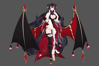 create custom vrchat avatar, avi furry character, prprlive 3d anime booth avatar