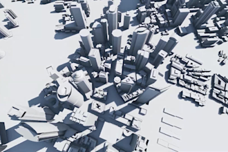 create low poly city models