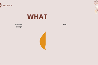 design a stunning wix spa beauty or med spa beauty wix website for your business