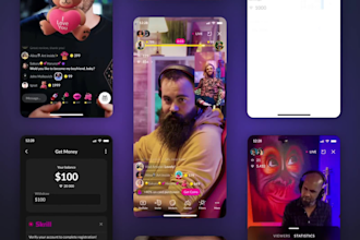 develop live streaming app video streaming app music streaming app dating app