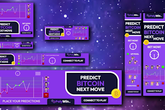 engage your crypto audience with stunning custom animated banners