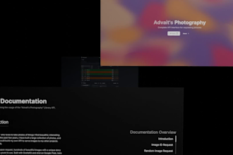 create a modern, responsive and well designed website