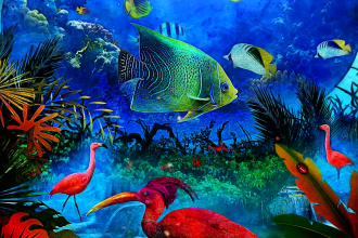 draw a unique nature inspired illustration for you
