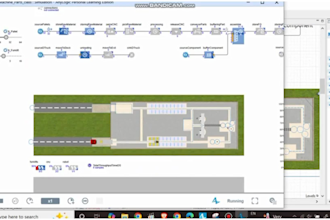 do anylogic, flexsim, arena simulations and ai project by netlogo, simpy, gazebo