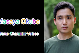 record professional japanese male voiceover for you