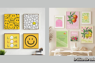 create minimalist typography posters, wall art designs, and word clouds