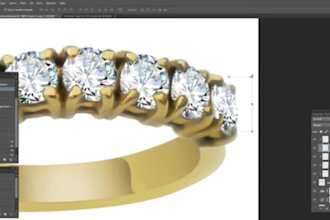 jewelry image retouching , jewelry retouch in photoshop