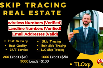 do best skip tracing for real estate leads