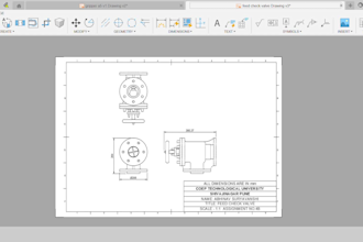 create 2d cad technical drawings, dwg files in cad