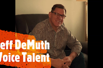 record an american male voice over in 48 hours