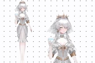 develop your gothic lolita vtuber model,furry, anthro portrait anime,fantasy vtu