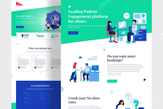 create hospital clinic healthcare and medical website