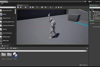 unreal engine game creation,game blueprints,material editor, vfx particle system