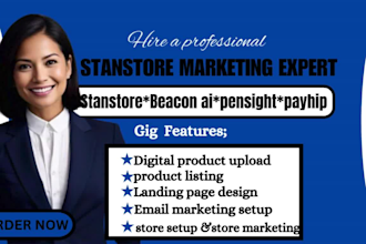 do stanstore, payhip, beacon ai, pensight, stanstore design