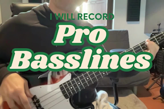 be pro bass player, affordable and professional